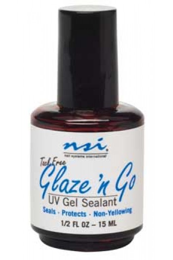 NSI Glaze 'n Go Tack-Free UV Gel Sealant - 0.5oz / 15ml