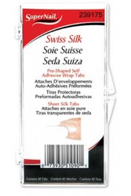 SuperNail Swiss Silk Wrap Self-Adhesive Tabs