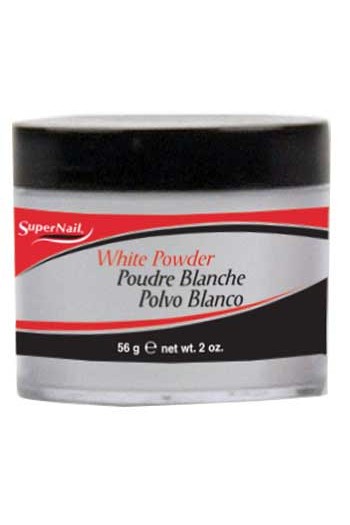 SuperNail White Acrylic Powder - 2oz / 56g