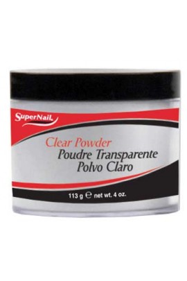 SuperNail Clear Acrylic Powder - 4oz / 113g