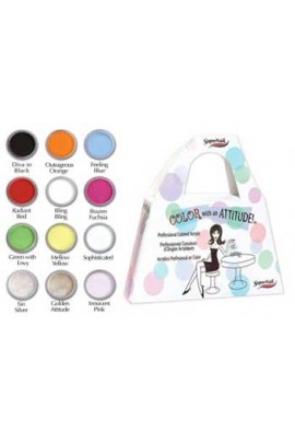 SuperNail Color with an Attitude Acrylic Nail Kit (12 Colors)