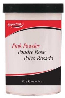 SuperNail Pink Acrylic Powder - 16oz / 453g