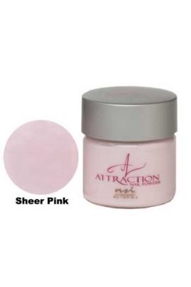 NSI Attraction Nail Powder: Sheer Pink - 1.42oz / 40g
