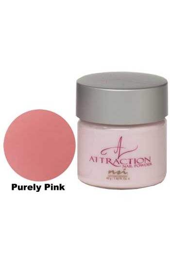 NSI Attraction Nail Powder: Purely Pink - 1.42oz / 40g