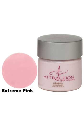 NSI Attraction Nail Powder: Extreme Pink - 1.42oz / 40g
