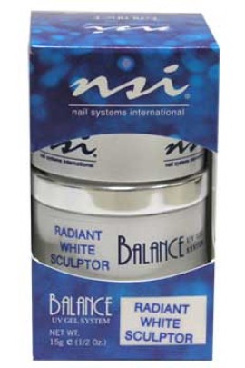 NSI Balance UV Gel: Radiant White Sculptor - 0.5oz / 15g