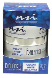 NSI Balance UV Gel: Radiant White Sculptor - 1oz / 30g