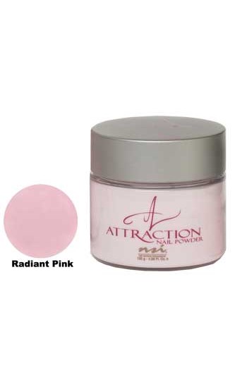 NSI Attraction Nail Powder: Radiant Pink - 4.6oz / 130g