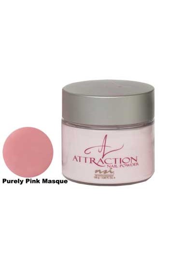 NSI Attraction Nail Powder: Purely Pink Masque - 4.6oz / 130g