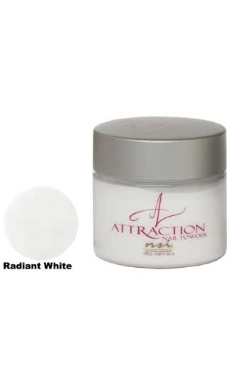 NSI Attraction Nail Powder: Radiant White - 4.6oz / 130g