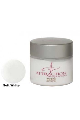 NSI Attraction Nail Powder: Soft White - 4.6oz / 130g