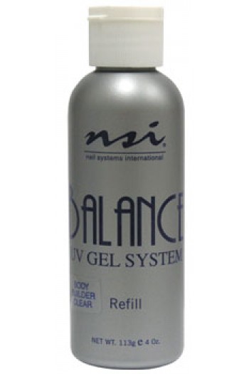 NSI Balance UV Gel Body Builder: Clear - 4oz / 113g
