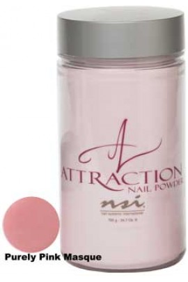 NSI Attraction Nail Powder: Purely Pink Masque - 24.7oz / 700g