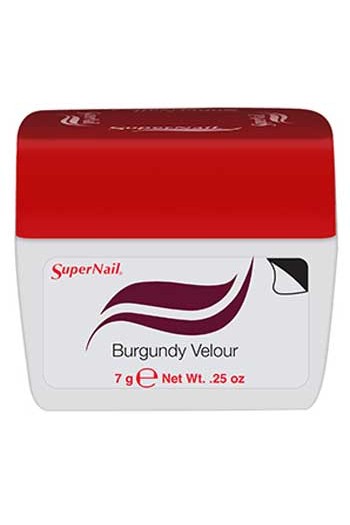 SuperNail Accelerate Soak Off Color Gel Polish - Burgundy Velour - 0.25oz / 7g