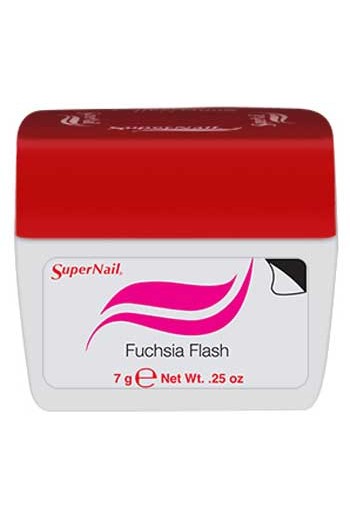 SuperNail Accelerate Soak Off Color Gel Polish - Fuchsia Flash - 0.25oz / 7g