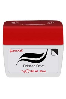 SuperNail Accelerate Soak Off Color Gel Polish - Polished Onyx - 0.25oz / 7g