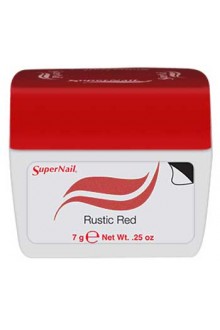 SuperNail Accelerate Soak Off Color Gel Polish - Rustic Red - 0.25oz / 7g