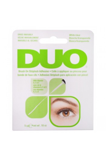 Ardell Duo Brush-On Lash Adhesive with Vitamins - Clear - 0.18oz / 5ml