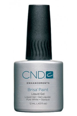CND Brisa Gel Paint - Pure White - Opaque - 0.43oz / 12ml