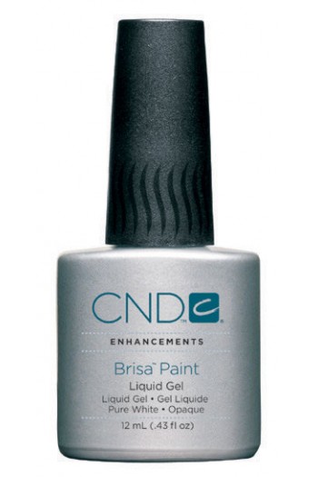 CND Brisa Gel Paint - Pure White - Opaque - 0.43oz / 12ml