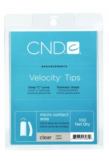 CND Velocity Tips - Clear - 100ct