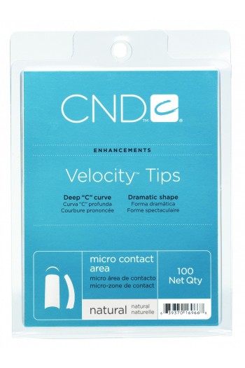 CND Velocity Tips - Natural - 100ct