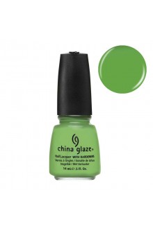 China Glaze Nail Polish - Electro Pop Collection - Gaga for Green - 0.5oz / 14ml