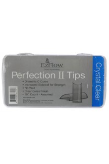 EzFlow Perfection II Tips: Crystal Clear - 100ct