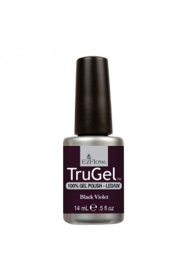 EzFlow TruGel LED/UV Gel Polish - Black Violet - 0.5oz / 14ml