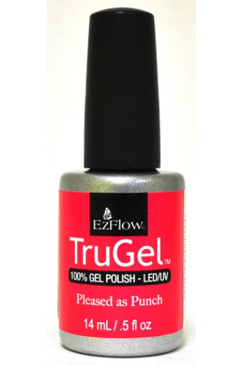 EzFlow TruGel LED/UV Gel Polish - Pleased as Punch - 0.5oz / 14ml