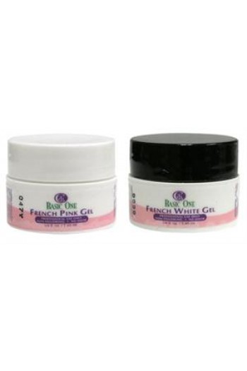 Christrio BASIC ONE French White and Pink Gel Pack - 0.25oz / 7g Each