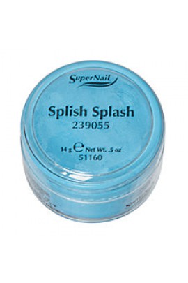 SuperNail Colored Acrylic Powder - Splish Splash - 0.5oz / 14g