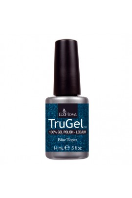 EzFlow TruGel LED/UV Gel Polish - Blue Topaz - 0.5oz / 14ml