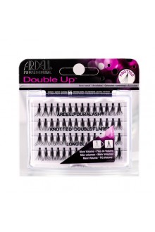 Ardell Double Up Individuals Lashes - Knotted Double Flares - Long Black