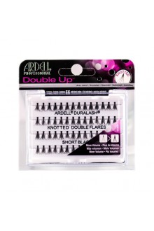 Ardell Double Up Individuals Lashes - Knotted Double Flares - Short Black