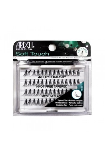 Ardell Soft Touch - Knot-Free Tapered Individual Eyelashes - Medium Black
