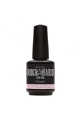 Artistic Rock Hard LED Gel - Brush-On Natural Pink Gel - Groupie - 0.5oz / 15ml