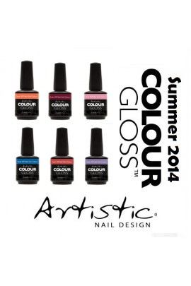 Artistic Colour Gloss - Summer 2014 Collection - 0.5oz / 15ml each -  All 6 Colors