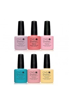 CND Shellac - Flirtation Collection Summer 2016 -  0.25oz / 7.3ml - All 6 Colors