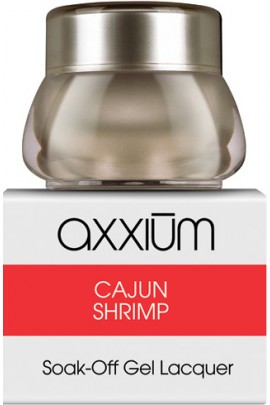 OPI Axxium Soak Off Gel Lacquer: Cajun Shrimp - 0.21oz / 6g 