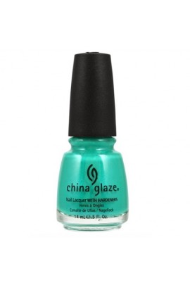 China Glaze Nail Polish - Turned Up Turquoise - 0.5oz / 14ml