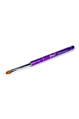 Christrio Compact Purple Kolinsky Gel Brush #6