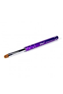 Christrio Compact Purple Kolinsky Gel Brush #8