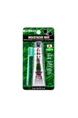 Clubman - Moustache Wax With Comb - Black - 0.5oz / 14g