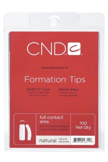 CND Formation Tips - Natural - 100ct