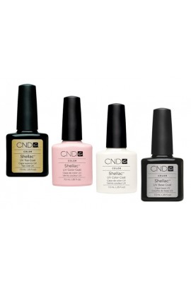 CND Shellac Power Polish - French Manicure Kit - 0.25oz / 7.3ml each