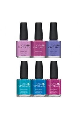 CND Vinylux Weekly Polish - Garden Muse Collection - All 6 Colors - 0.5oz / 15ml EACH