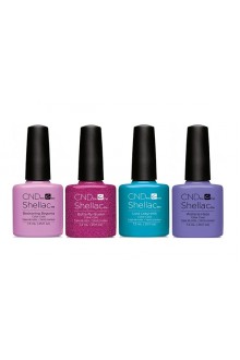CND Shellac Power Polish - Garden Muse Collection Summer 2015 - 4 NEW COLORS