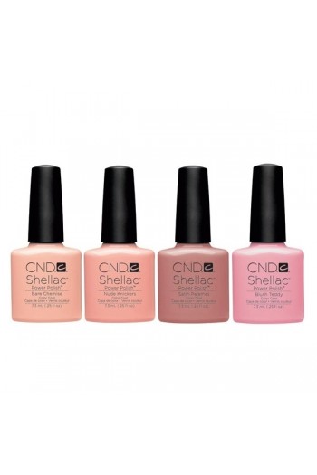 CND Shellac Power Polish - Intimates Collection - 0.25oz / 7.3mL EACH - ALL 4 Colors