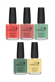 CND Vinylux Weekly Polish - Open Road Collection - ALL 5 Colors - 0.5oz / 15ml EACH